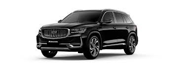 최신 지엘리 만자로 2025 SUV 차 검은색 2.0L 4 실린더 엔진