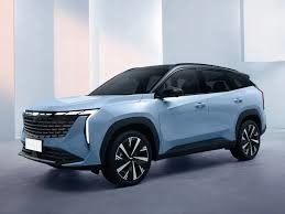 블루 컬러 지일리 애틀라스 부 미니 SUV 가솔린 시티카 고속